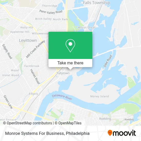 Monroe Systems For Business map
