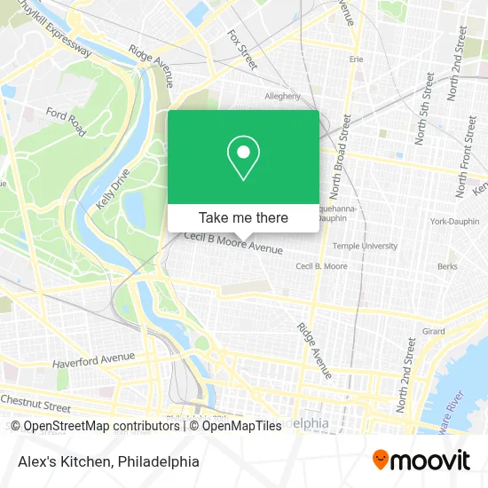 Alex's Kitchen map