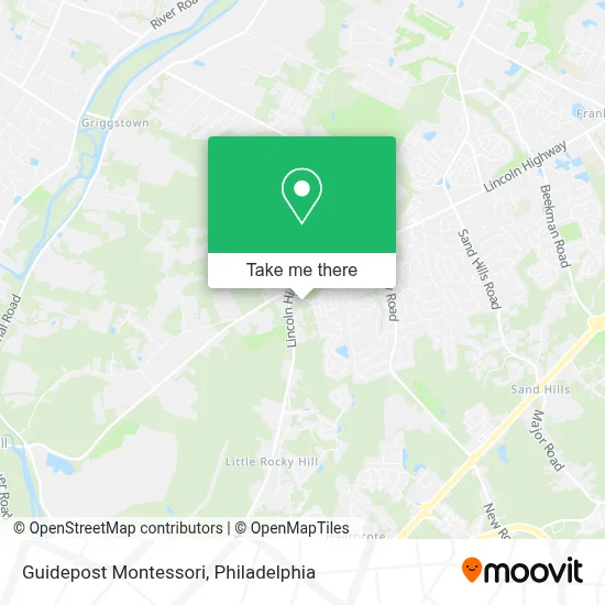 Guidepost Montessori map