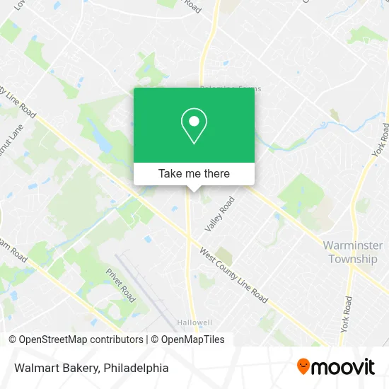 Walmart Bakery map