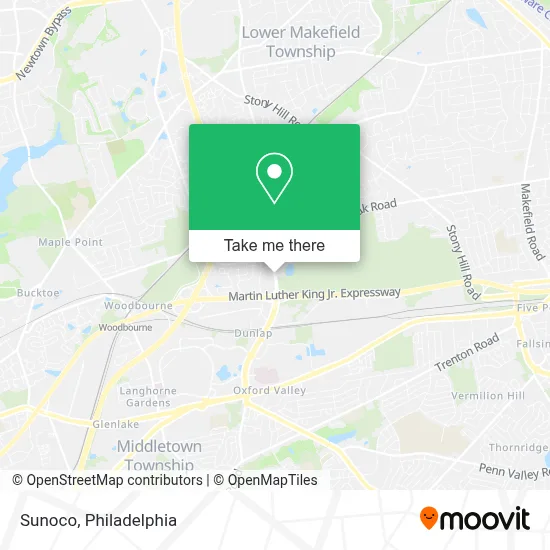 Sunoco map