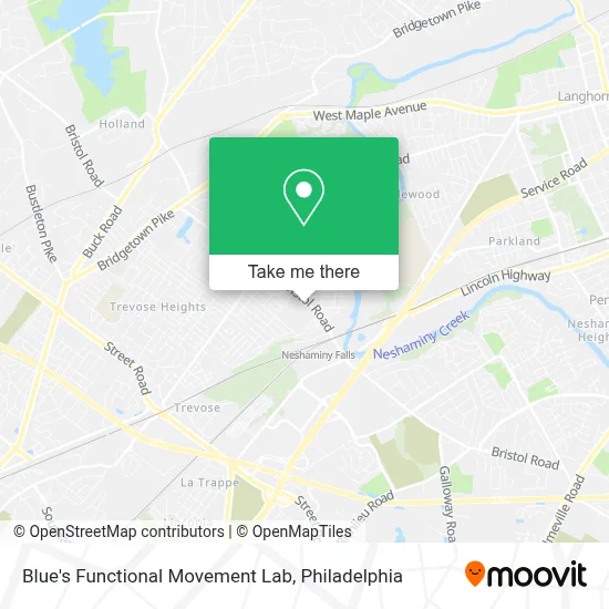 Blue's Functional Movement Lab map
