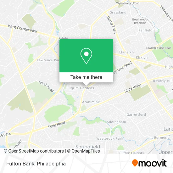 Fulton Bank map