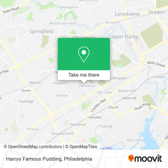 Harrys Famous Pudding map