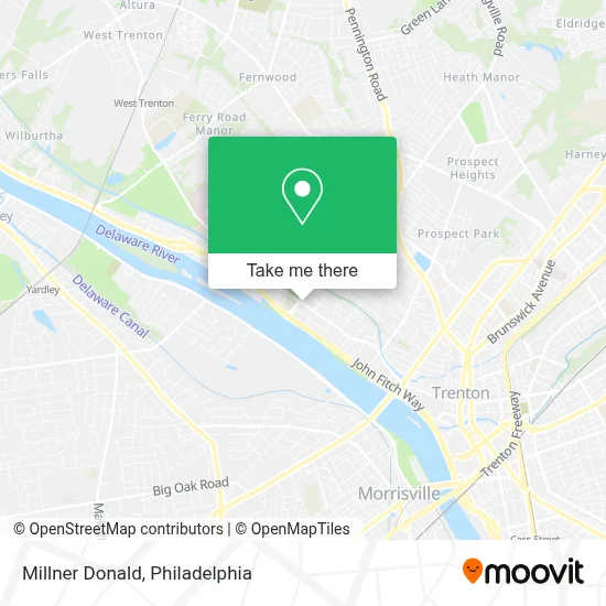 Millner Donald map