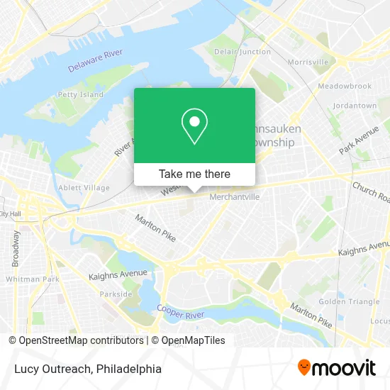 Lucy Outreach map