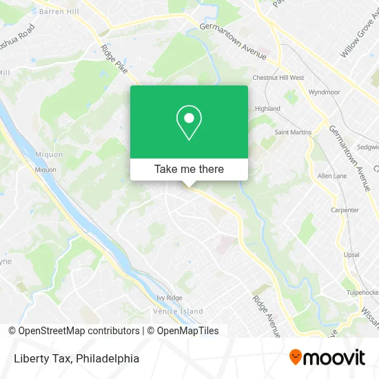 Liberty Tax map