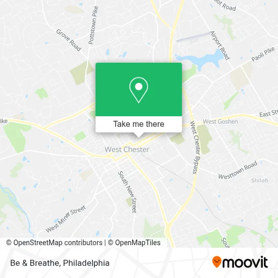 Be & Breathe map