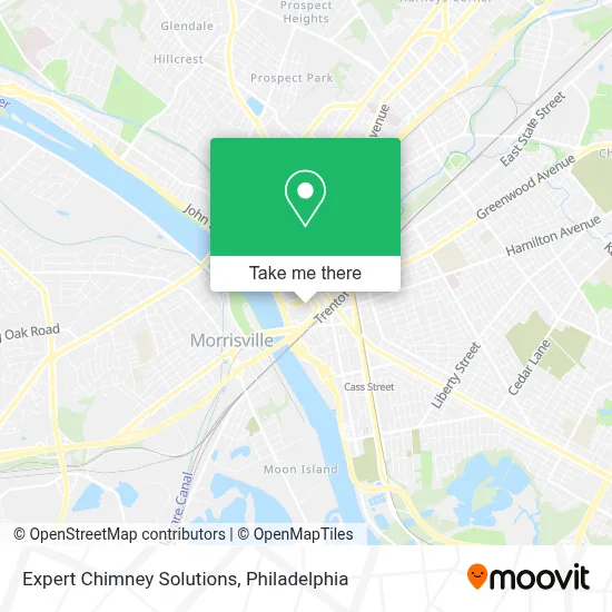 Expert Chimney Solutions map