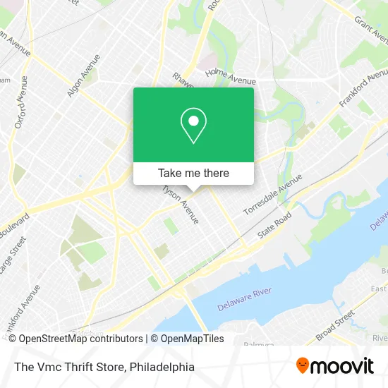 The Vmc Thrift Store map