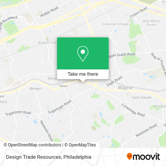Design Trade Resources map