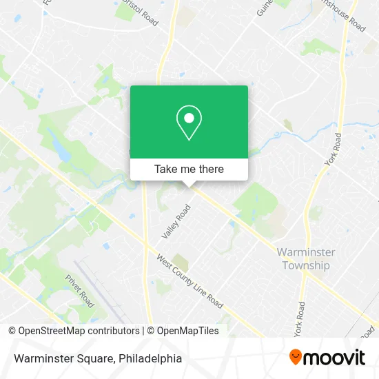 Warminster Square map