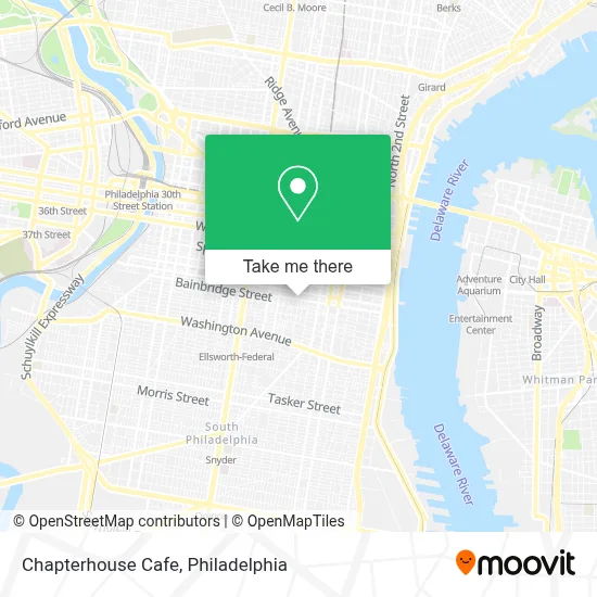 Chapterhouse Cafe map