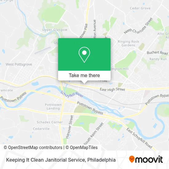Keeping It Clean Janitorial Service map