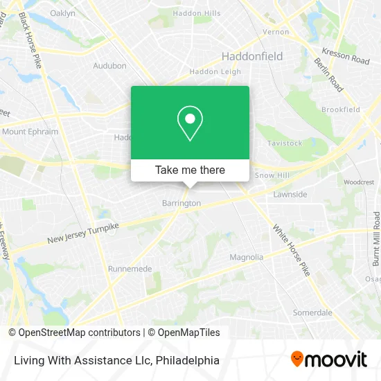 Living With Assistance Llc map