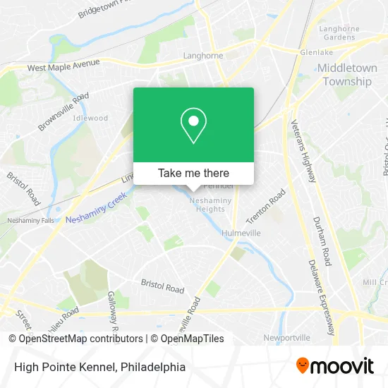 High Pointe Kennel map