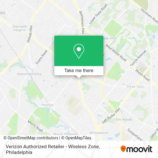 Verizon Authorized Retailer - Wireless Zone map