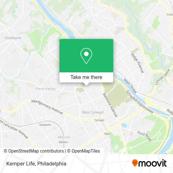 Kemper Life map