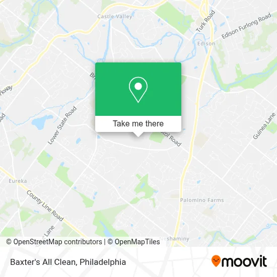 Baxter's All Clean map