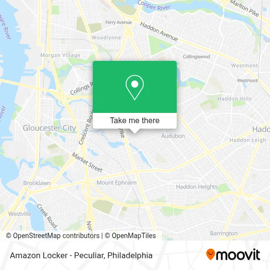 Amazon Locker - Peculiar map