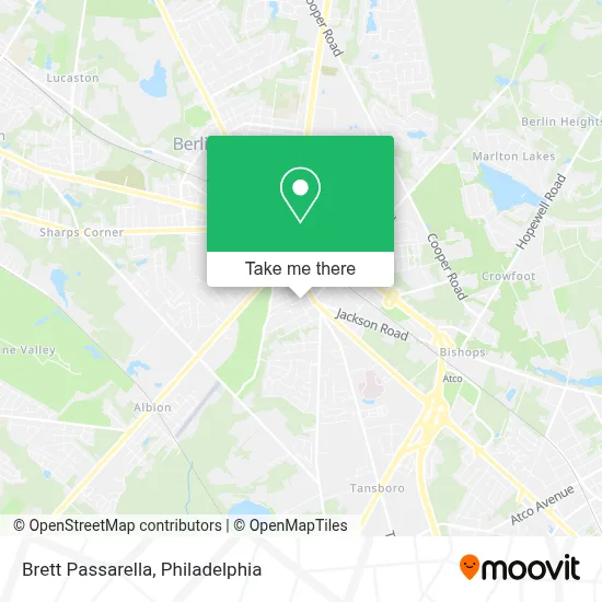 Brett Passarella map