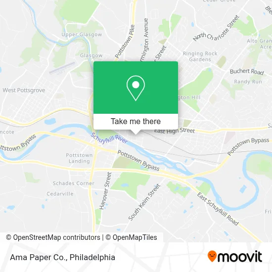 Ama Paper Co. map