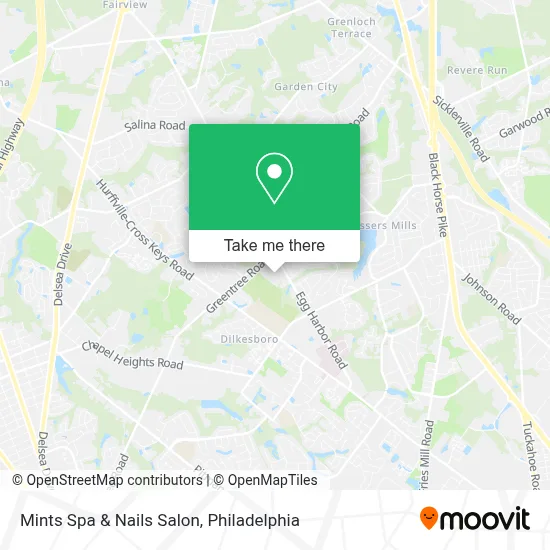 Mints Spa & Nails Salon map