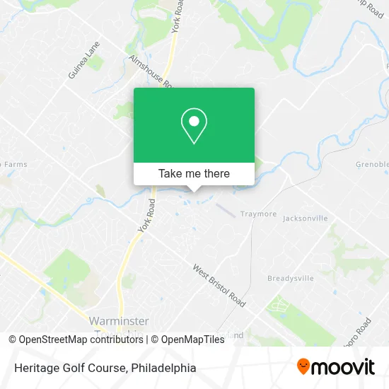 Heritage Golf Course map