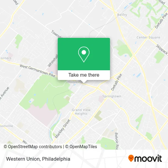 Western Union map