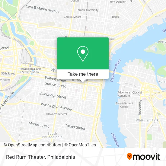 Red Rum Theater map