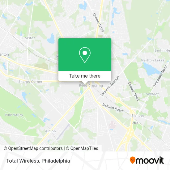 Total Wireless map