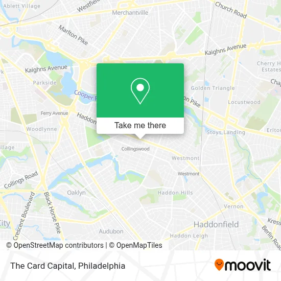 The Card Capital map