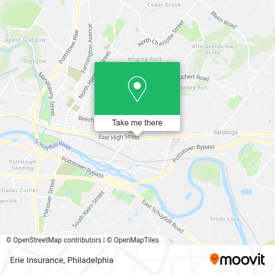 Erie Insurance map