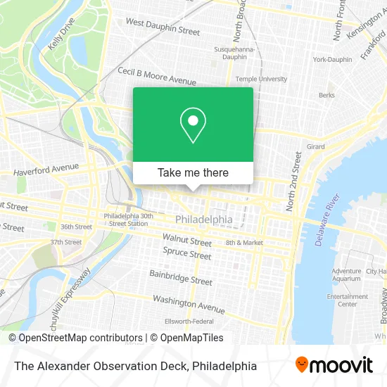 The Alexander Observation Deck map