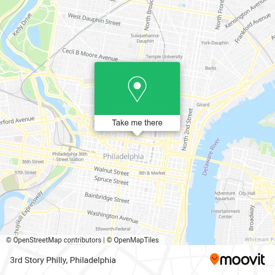 3rd Story Philly map