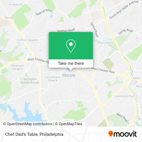 Chef Dad's Table map