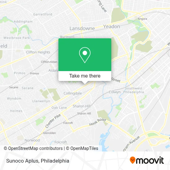 Sunoco Aplus map