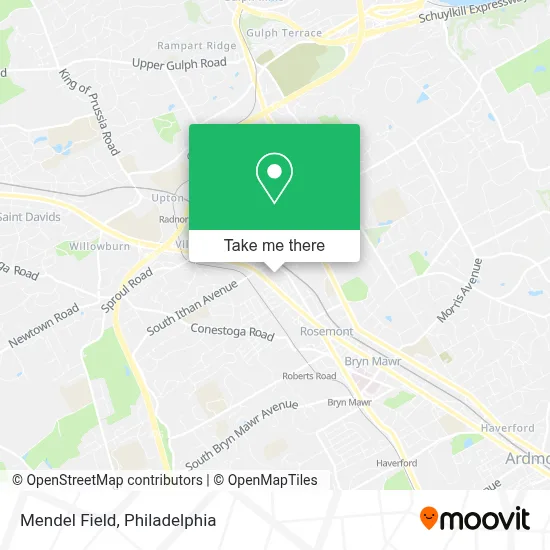 Mendel Field map