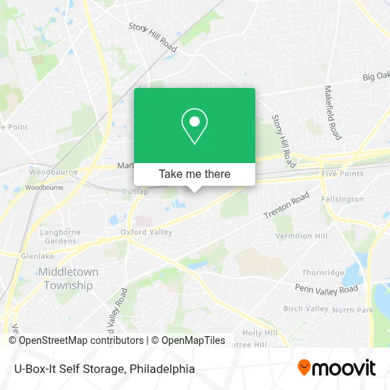 U-Box-It Self Storage map