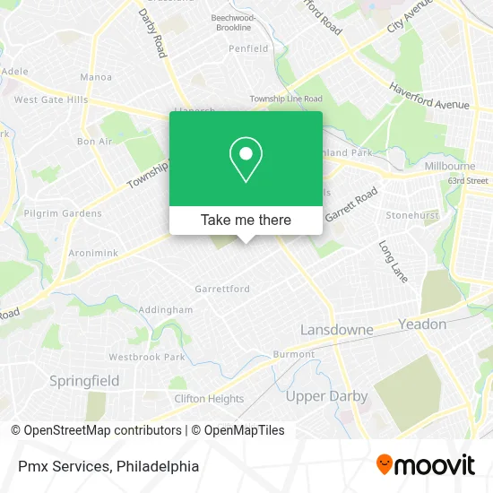Pmx Services map