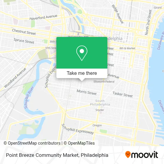 Point Breeze Community Market map