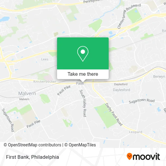 First Bank map