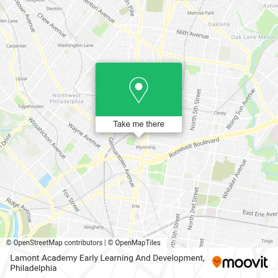 Lamont Academy Early Learning And Development map