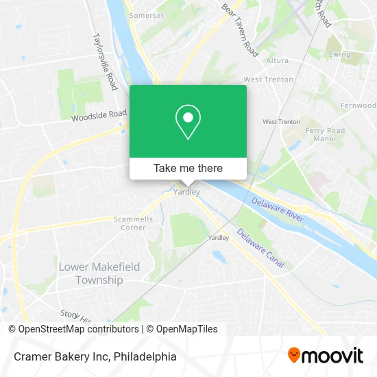 Cramer Bakery Inc map