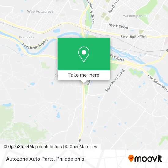 Autozone Auto Parts map