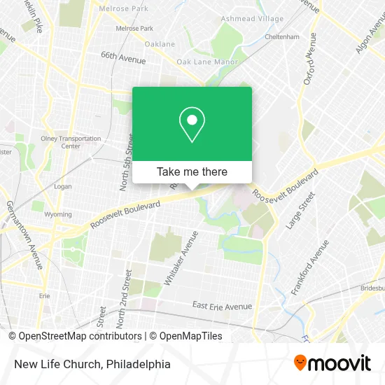 New Life Church map