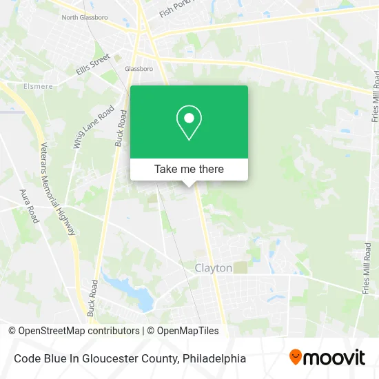 Code Blue In Gloucester County map