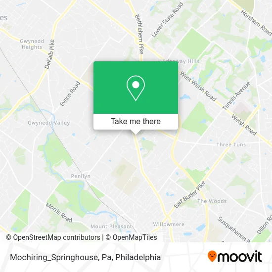 Mochiring_Springhouse, Pa map