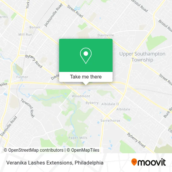 Veranika Lashes Extensions map