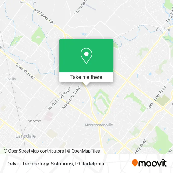Delval Technology Solutions map